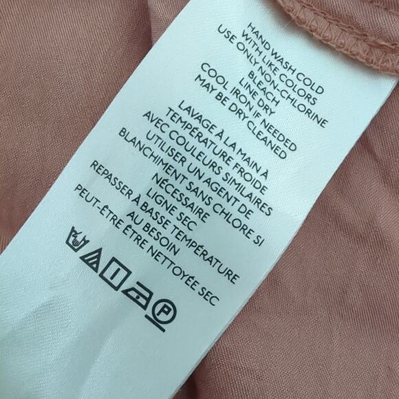 Anthropologie BHLDN Womens Small S/M Robe Viscose Silky Pink Rose Bathrobe Sexy - Picture 9 of 10